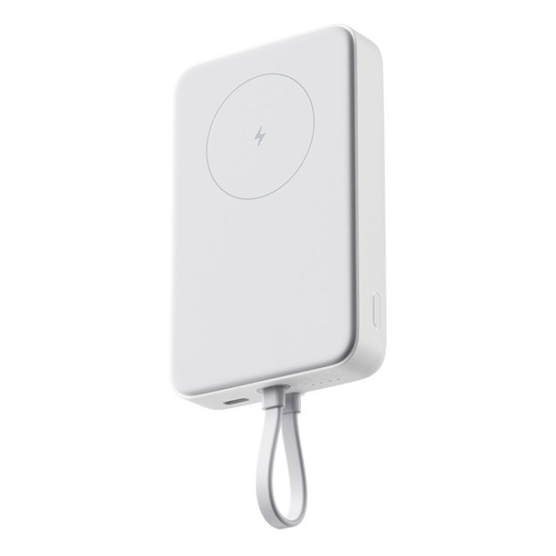 Внешний аккумулятор с кабелем Xiaomi 33W Magnetic Power Bank 10000mAh (Integrated Cable) White Внешний аккумулятор с кабелем Xiaomi 33W Magnetic Power Bank 10000mAh (Integrated Cable) White