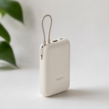 Внешний аккумулятор со встроенным кабелем 22.5W Xiaomi Power Bank 10000mAh (Integrated Cable) Tan GL