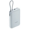 Внешний аккумулятор со встроенным кабелем Mi Power Bank 10000mAh (Integrated Cable) Ice Blue GL