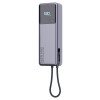 Внешний аккумулятор со встроенным кабелем Xiaomi 165W Power Bank 10000mAh (Integrated Cable) GL Внешний аккумулятор со встроенным кабелем Xiaomi 165W Power Bank 10000mAh (Integrated Cable) GL