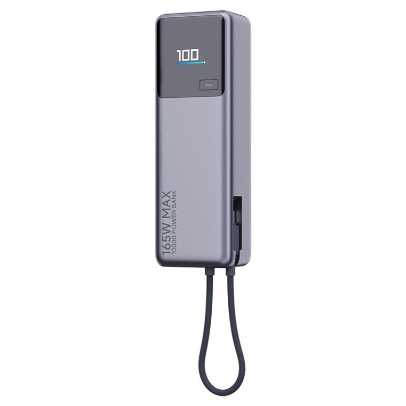 Внешний аккумулятор со встроенным кабелем Xiaomi 165W Power Bank 10000mAh (Integrated Cable) GL Внешний аккумулятор со встроенным кабелем Xiaomi 165W Power Bank 10000mAh (Integrated Cable) GL