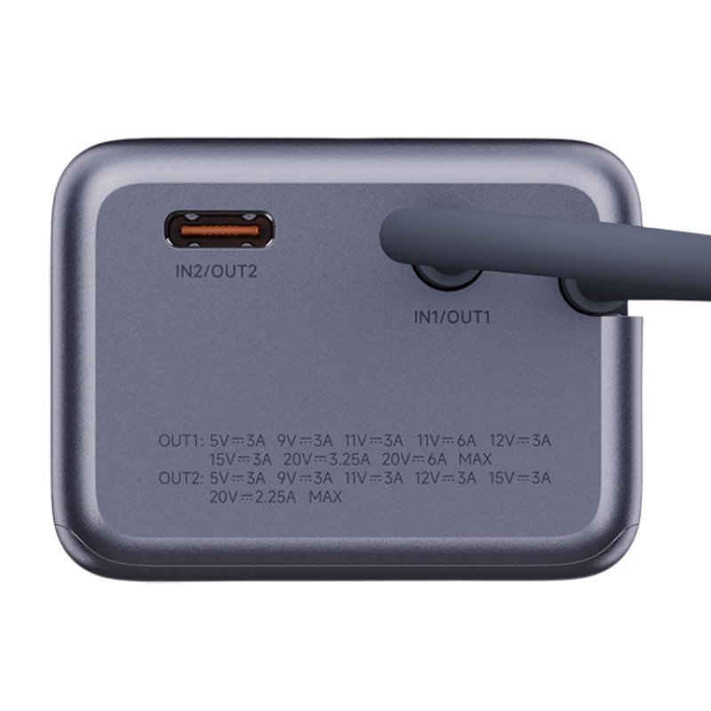 Внешний аккумулятор со встроенным кабелем Xiaomi 165W Power Bank 10000mAh (Integrated Cable) GL Внешний аккумулятор со встроенным кабелем Xiaomi 165W Power Bank 10000mAh (Integrated Cable) GL