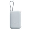Внешний аккумулятор со встроенным кабелем Mi Power Bank 10000mAh (Integrated Cable) Ice Blue GL