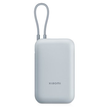 Внешний аккумулятор со встроенным кабелем Mi Power Bank 10000mAh (Integrated Cable) Ice Blue GL