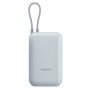 Внешний аккумулятор со встроенным кабелем Mi Power Bank 10000mAh (Integrated Cable) Ice Blue GL