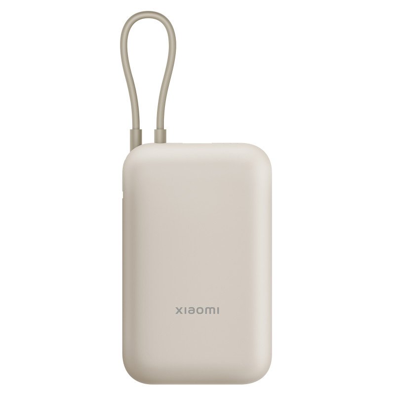 Внешний аккумулятор со встроенным кабелем 22.5W Xiaomi Power Bank 10000mAh (Integrated Cable) Tan GL