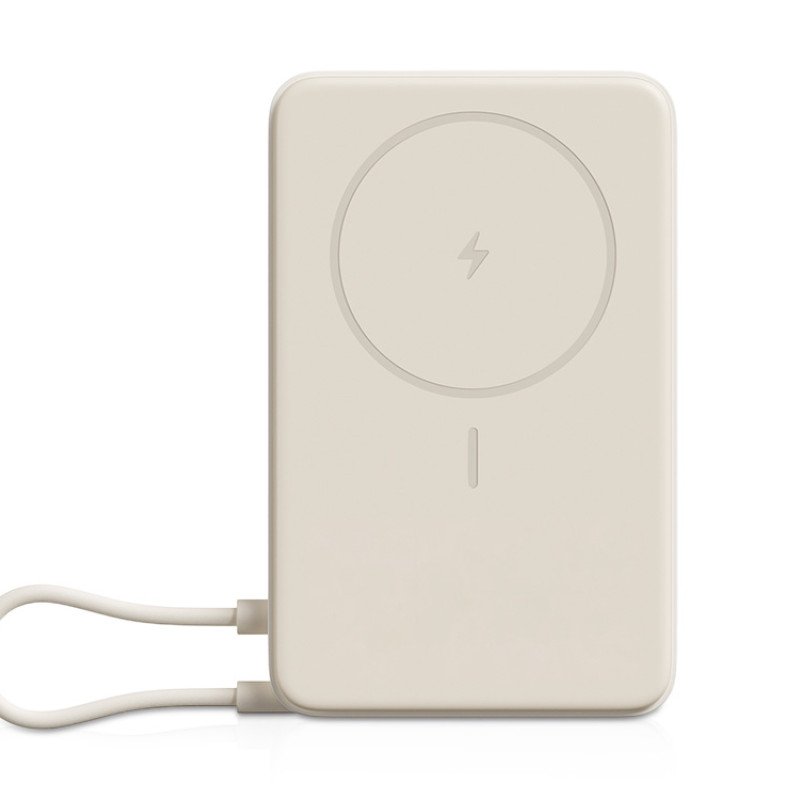 Внешний аккумулятор Xiaomi Magnetic Power Bank 10000 with Built-in Stand Beige Внешний аккумулятор Xiaomi Magnetic Power Bank 10000 with Built-in Stand Beige
