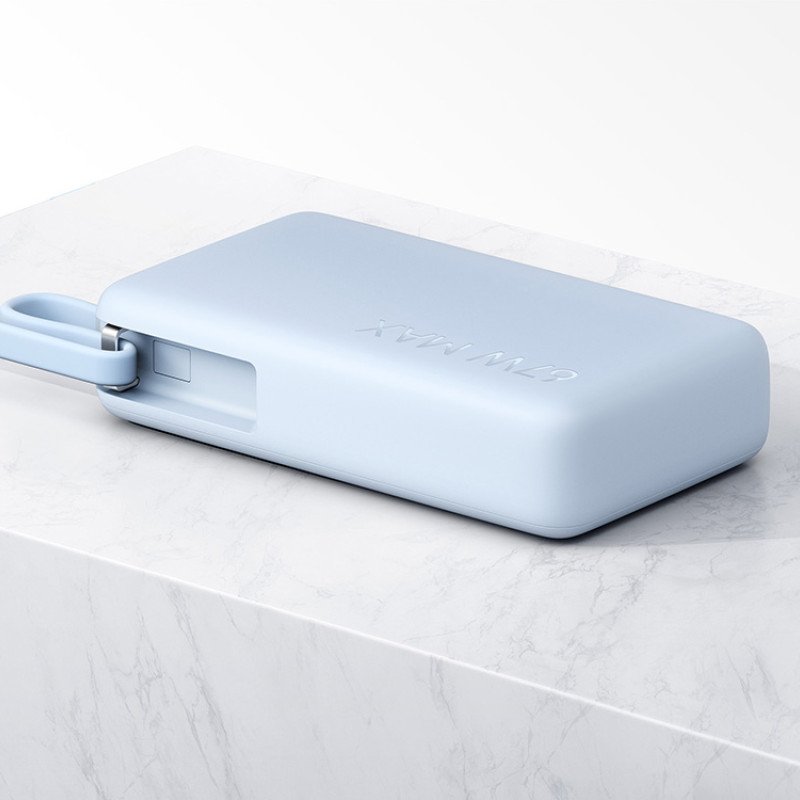 Внешний аккумулятор со встроенным кабелем Xiaomi 67W Power Bank 10000 (Integrated Cable) Ice Blue Внешний аккумулятор со встроенным кабелем Xiaomi 67W Power Bank 10000 (Integrated Cable) Ice Blue
