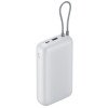 Внешний аккумулятор с встроенным кабелем Xiaomi Power Bank 20000mAh (Integrated Cable) GL Light Gray