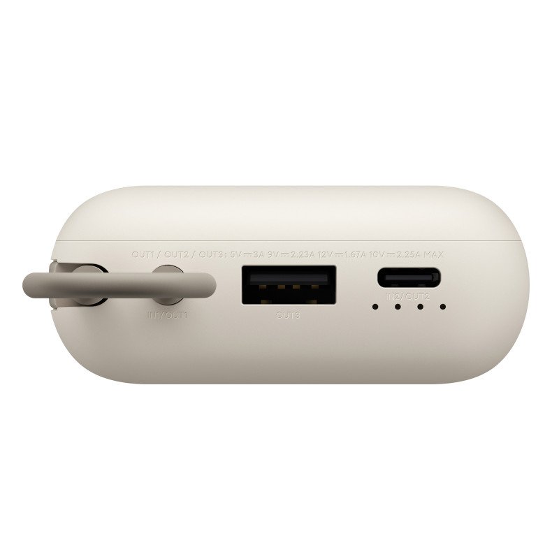 Внешний аккумулятор со встроенным кабелем 22.5W Xiaomi Power Bank 10000mAh (Integrated Cable) Tan GL
