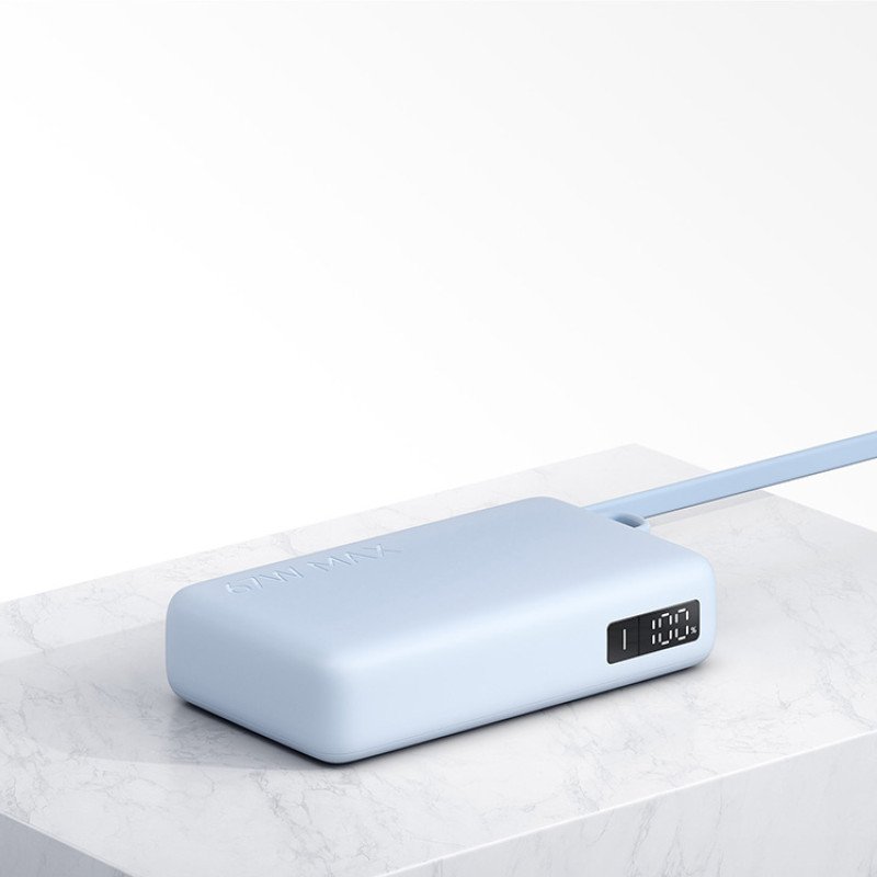 Внешний аккумулятор со встроенным кабелем Xiaomi 67W Power Bank 10000 (Integrated Cable) Ice Blue Внешний аккумулятор со встроенным кабелем Xiaomi 67W Power Bank 10000 (Integrated Cable) Ice Blue