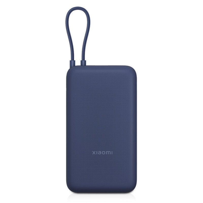 Внешний аккумулятор со встроенным кабелем Xiaomi 33W Power Bank 20000mAh (Integrated Cable) Blue GL Внешний аккумулятор со встроенным кабелем Xiaomi 33W Power Bank 20000mAh (Integrated Cable) Blue GL