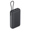 Внешний аккумулятор с встроенным кабелем Xiaomi Power Bank 20000mAh (Integrated Cable) GL Dark Gray Внешний аккумулятор с встроенным кабелем Xiaomi Power Bank 20000mAh (Integrated Cable) GL Dark Gray
