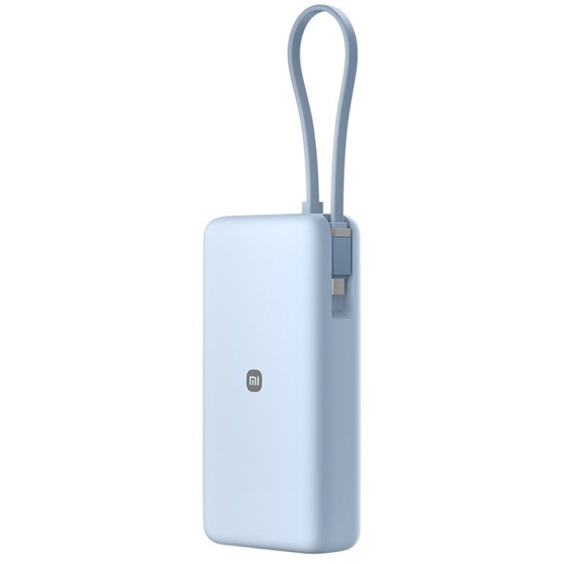 Внешний аккумулятор со встроенным кабелем Xiaomi 67W Power Bank 20000 (Integrated Cable) Ice Blue Внешний аккумулятор со встроенным кабелем Xiaomi 67W Power Bank 20000 (Integrated Cable) Ice Blue