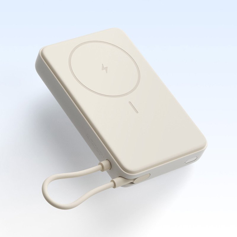 Внешний аккумулятор Xiaomi Magnetic Power Bank 10000 with Built-in Stand Beige Внешний аккумулятор Xiaomi Magnetic Power Bank 10000 with Built-in Stand Beige