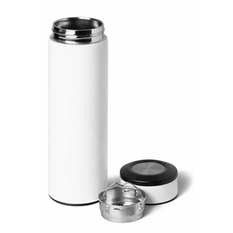 Вакуумный термос "Vacuum Flask C1", soft touch, 420мл, белый Вакуумный термос "Vacuum Flask C1", soft touch, 420мл, белый