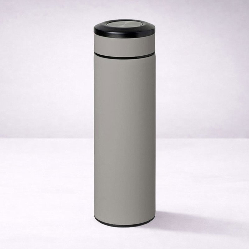 Вакуумный термос "Vacuum Flask C1", soft touch, 420мл, серый Вакуумный термос "Vacuum Flask C1", soft touch, 420мл, серый