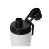 Бутылка для воды «Supply» Waterline, нерж сталь, 850 мл, белый/черный