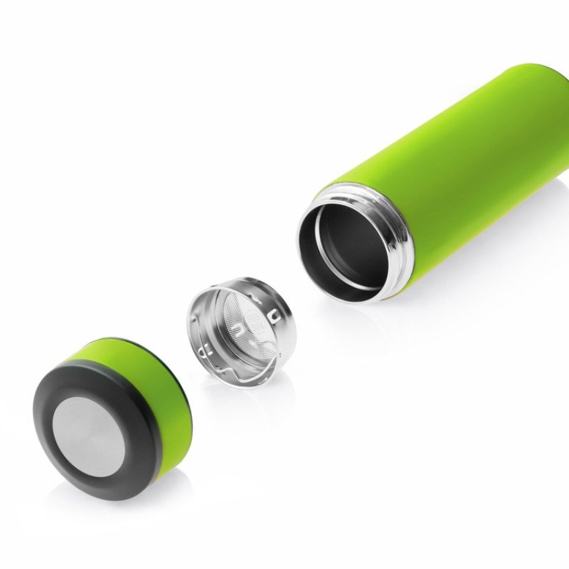 Вакуумный термос "Vacuum Flask C1", soft touch, 420мл, зеленое яблоко Вакуумный термос "Vacuum Flask C1", soft touch, 420мл, зеленое яблоко