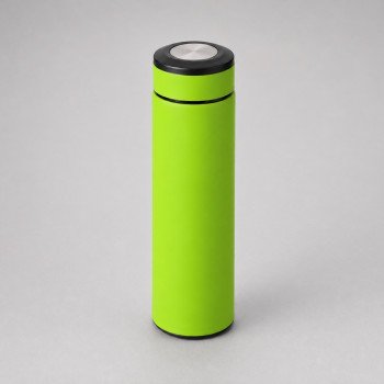 Вакуумный термос "Vacuum Flask C1", soft touch, 420мл, зеленое яблоко