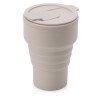 Силиконовый складной стакан "GoCup", бежевый