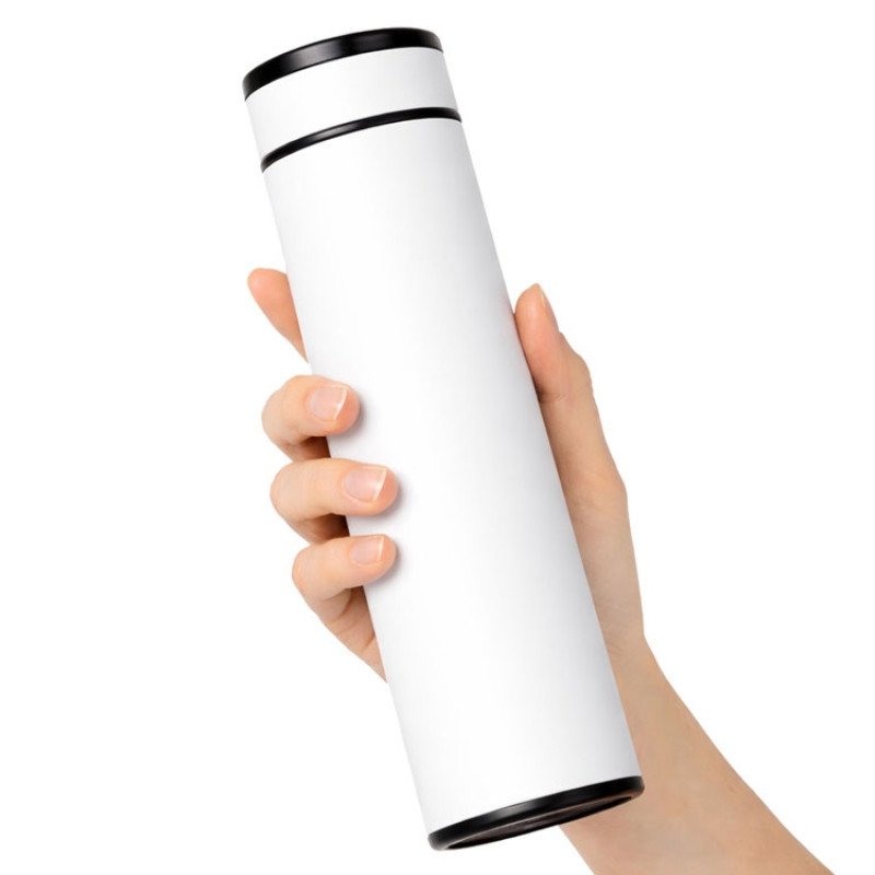 Вакуумный термос "Vacuum Flask C1", soft touch, 420мл, белый Вакуумный термос "Vacuum Flask C1", soft touch, 420мл, белый