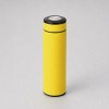 Вакуумный термос "Vacuum Flask C1", soft touch, 420мл, желтый