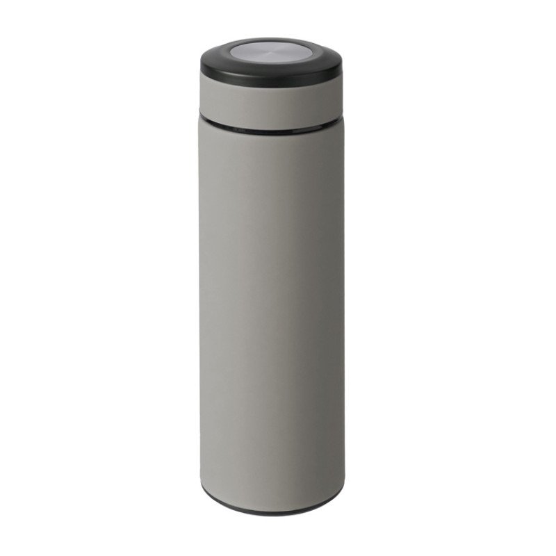 Вакуумный термос "Vacuum Flask C1", soft touch, 420мл, серый Вакуумный термос "Vacuum Flask C1", soft touch, 420мл, серый