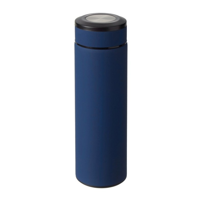 Вакуумный термос "Vacuum Flask C1", soft touch, 420мл, темно-синий Вакуумный термос "Vacuum Flask C1", soft touch, 420мл, темно-синий