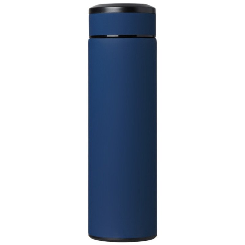 Вакуумный термос "Vacuum Flask C1", soft touch, 420мл, темно-синий Вакуумный термос "Vacuum Flask C1", soft touch, 420мл, темно-синий