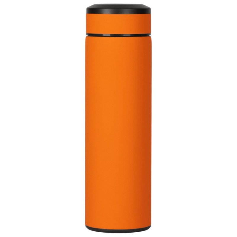 Вакуумный термос "Vacuum Flask C1", soft touch, 420мл, оранжевый Вакуумный термос "Vacuum Flask C1", soft touch, 420мл, оранжевый