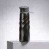 Стальная бутылка для воды с держателем "Athletica", черный Стальная бутылка для воды с держателем "Athletica", черный