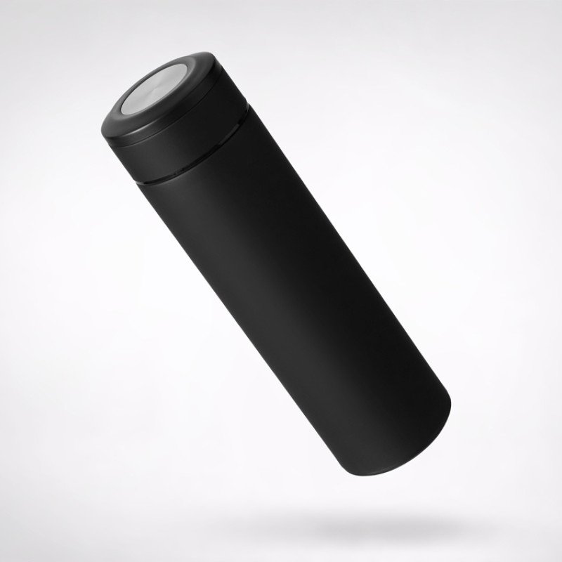 Вакуумный термос "Vacuum Flask C1", soft touch, 420мл, черный Вакуумный термос "Vacuum Flask C1", soft touch, 420мл, черный