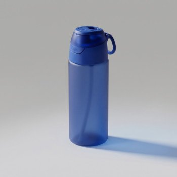 Спортивная бутылка с пульверизатором "Spray", 600мл, Waterline, синий