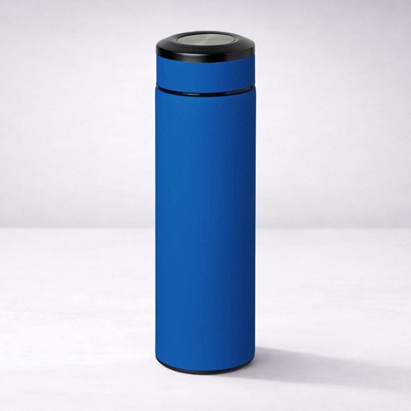 Вакуумный термос "Vacuum Flask C1", soft touch, 420мл, синий Вакуумный термос "Vacuum Flask C1", soft touch, 420мл, синий
