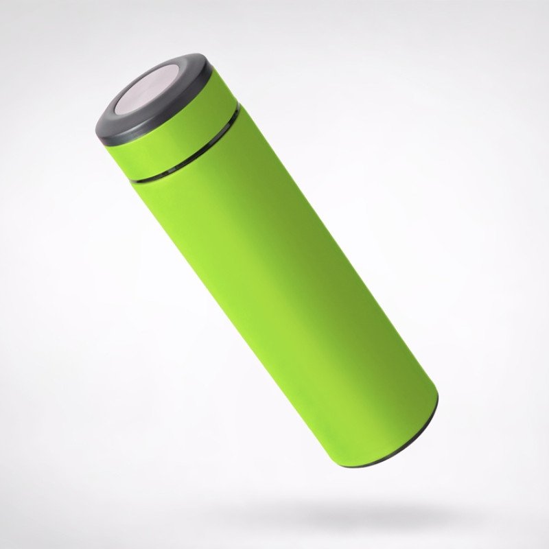 Вакуумный термос "Vacuum Flask C1", soft touch, 420мл, зеленое яблоко Вакуумный термос "Vacuum Flask C1", soft touch, 420мл, зеленое яблоко