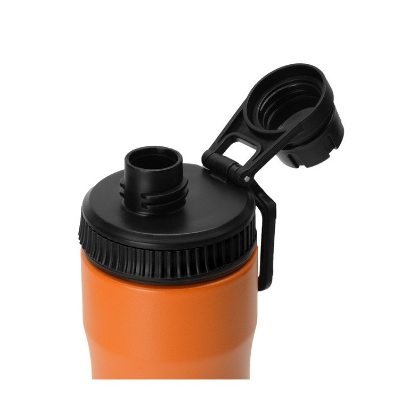 Бутылка для воды «Supply» Waterline, нерж сталь, 850 мл, оранжевый/черный Бутылка для воды «Supply» Waterline, нерж сталь, 850 мл, оранжевый/черный