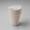 Силиконовый складной стакан "GoCup", бежевый Силиконовый складной стакан "GoCup", бежевый