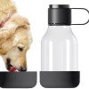 Бутылка для воды 2-в-1 «Dog Bowl Bottle» со съемной миской для питомцев, 1500 мл, черный