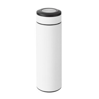Вакуумный термос "Vacuum Flask C1", soft touch, 420мл, белый