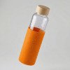 Бутылка для воды стеклянная "Refine", в чехле, 550 мл, оранжевый Бутылка для воды стеклянная "Refine", в чехле, 550 мл, оранжевый