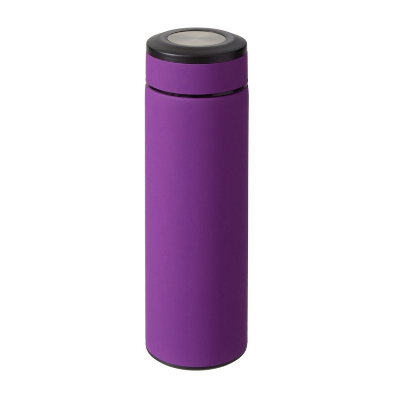 Вакуумный термос "Vacuum Flask C1", soft touch, 420мл, фиолетовый Вакуумный термос "Vacuum Flask C1", soft touch, 420мл, фиолетовый