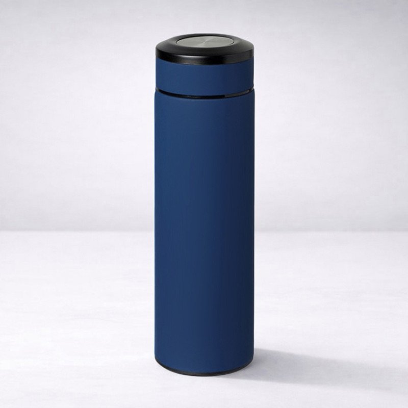 Вакуумный термос "Vacuum Flask C1", soft touch, 420мл, темно-синий Вакуумный термос "Vacuum Flask C1", soft touch, 420мл, темно-синий