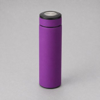 Вакуумный термос "Vacuum Flask C1", soft touch, 420мл, фиолетовый