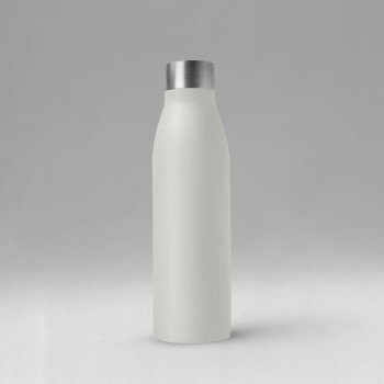 Стальная бутылка "Rely", 650 мл, дымчато-белый  (off white)