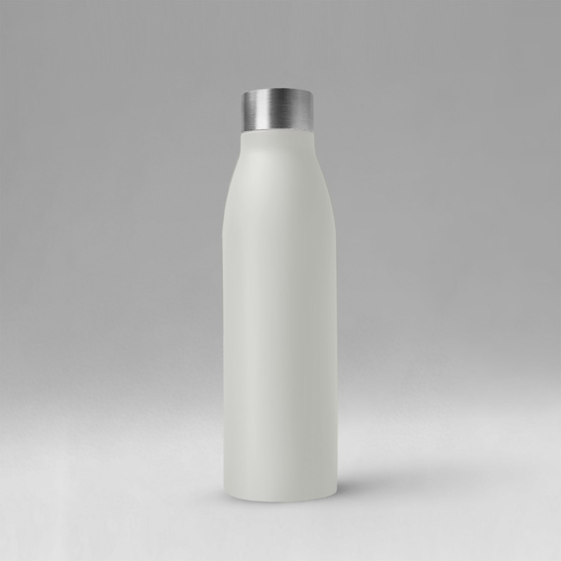 Стальная бутылка "Rely", 650 мл, дымчато-белый  (off white)