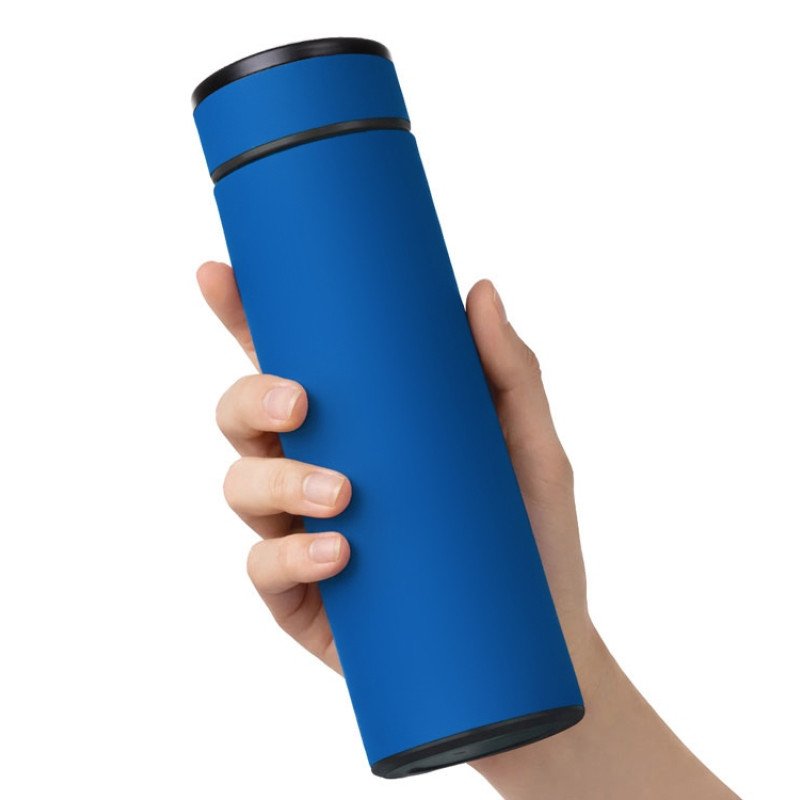 Вакуумный термос "Vacuum Flask C1", soft touch, 420мл, синий Вакуумный термос "Vacuum Flask C1", soft touch, 420мл, синий