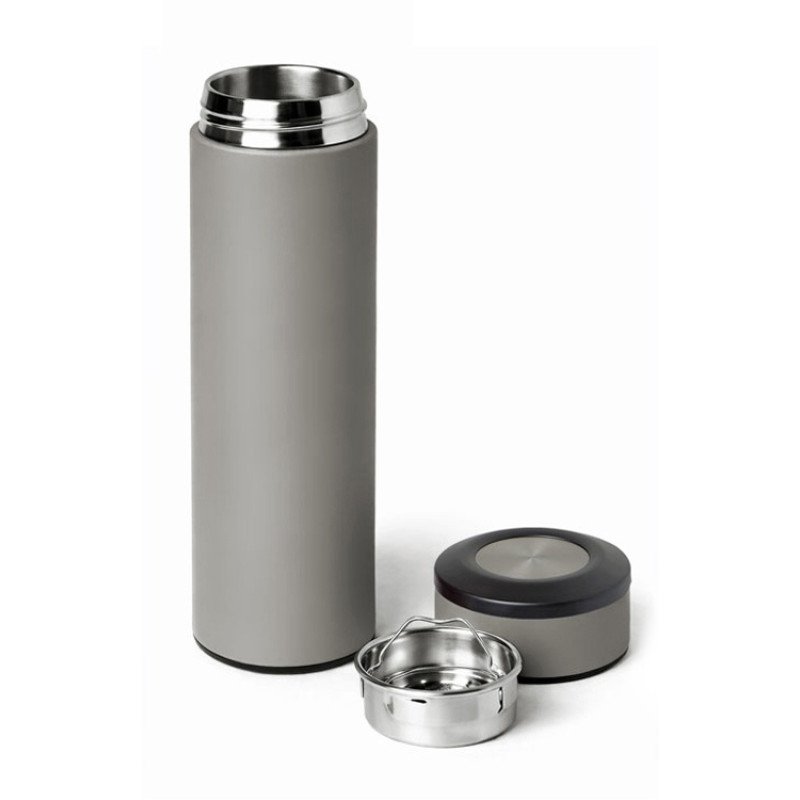 Вакуумный термос "Vacuum Flask C1", soft touch, 420мл, серый Вакуумный термос "Vacuum Flask C1", soft touch, 420мл, серый