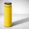 Вакуумный термос "Vacuum Flask C1", soft touch, 420мл, желтый