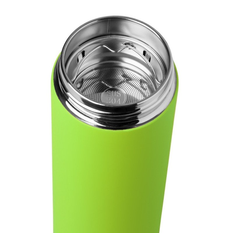 Вакуумный термос "Vacuum Flask C1", soft touch, 420мл, зеленое яблоко Вакуумный термос "Vacuum Flask C1", soft touch, 420мл, зеленое яблоко